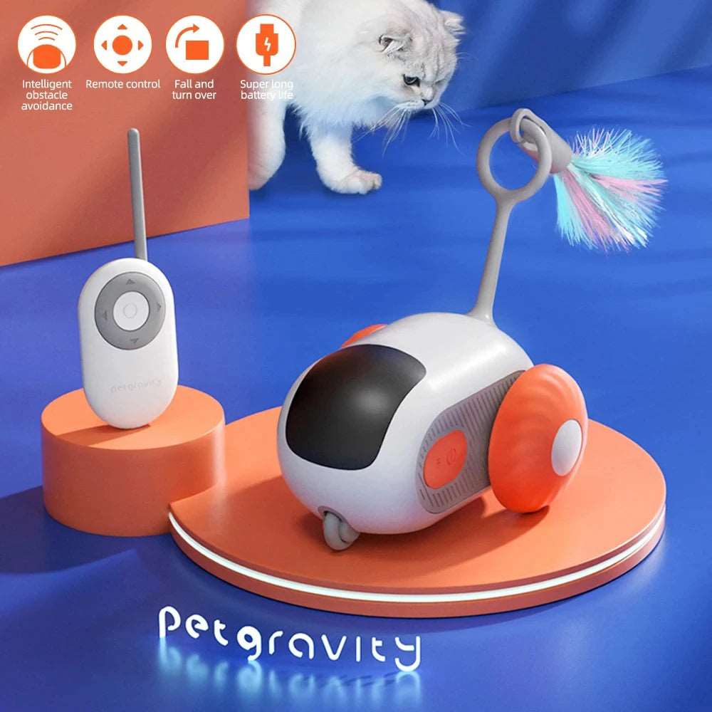 Smart Interactive Cat Toy Car - Zaey.shop