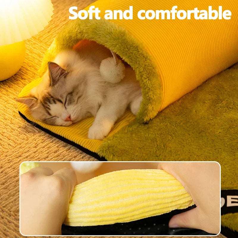 Detachable Non-slip Cat Tunnel Bed - Zaey.shop