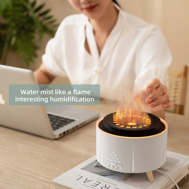 Flame Effect Essential Oil Diffuser - Zaey.shop