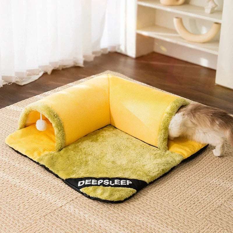 Detachable Non-slip Cat Tunnel Bed - Zaey.shop