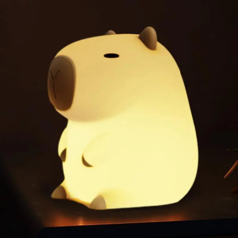 Capybara Touch Control Soft Silicone Lamp - Zaey.shop