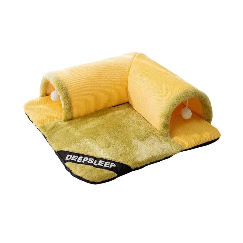 Detachable Non-slip Cat Tunnel Bed - Zaey.shop