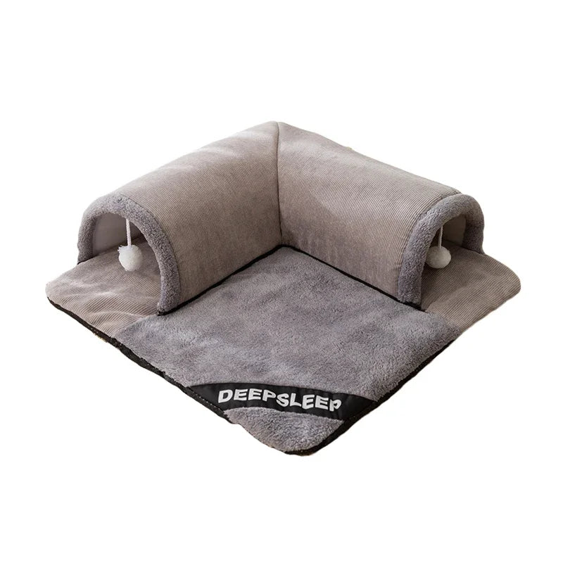 Detachable Non-slip Cat Tunnel Bed - Zaey.shop