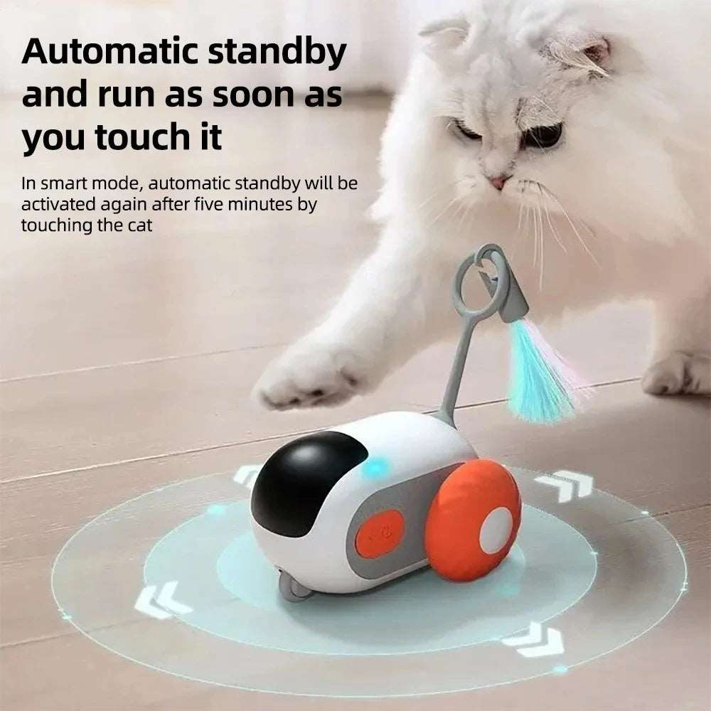 Smart Interactive Cat Toy Car - Zaey.shop