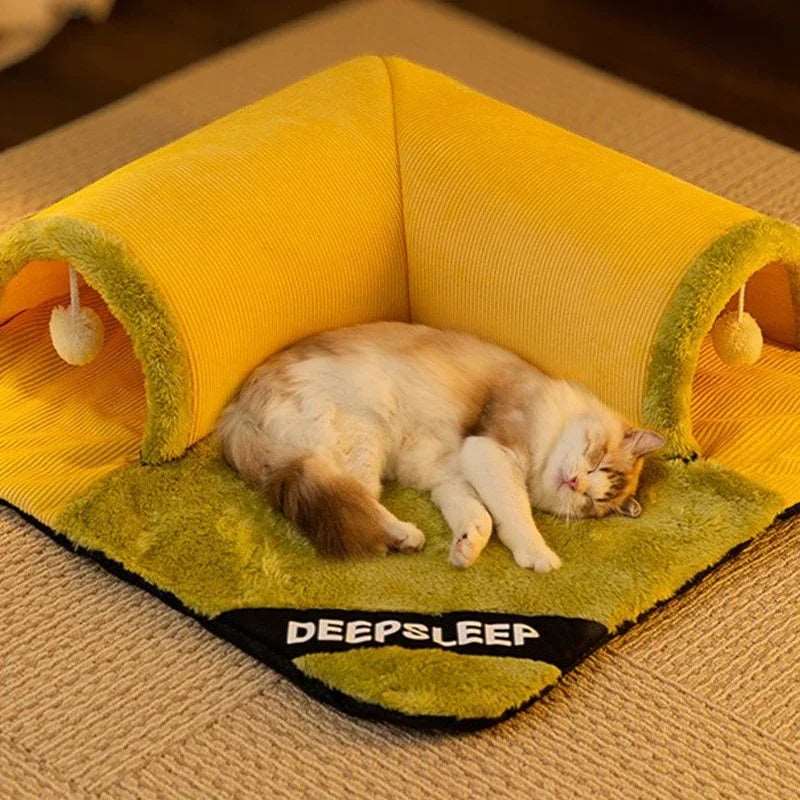 Detachable Non-slip Cat Tunnel Bed - Zaey.shop