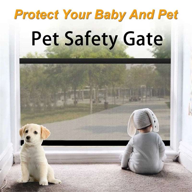 Portable Mesh Pet & Baby Barrier Fence - Zaey.shop