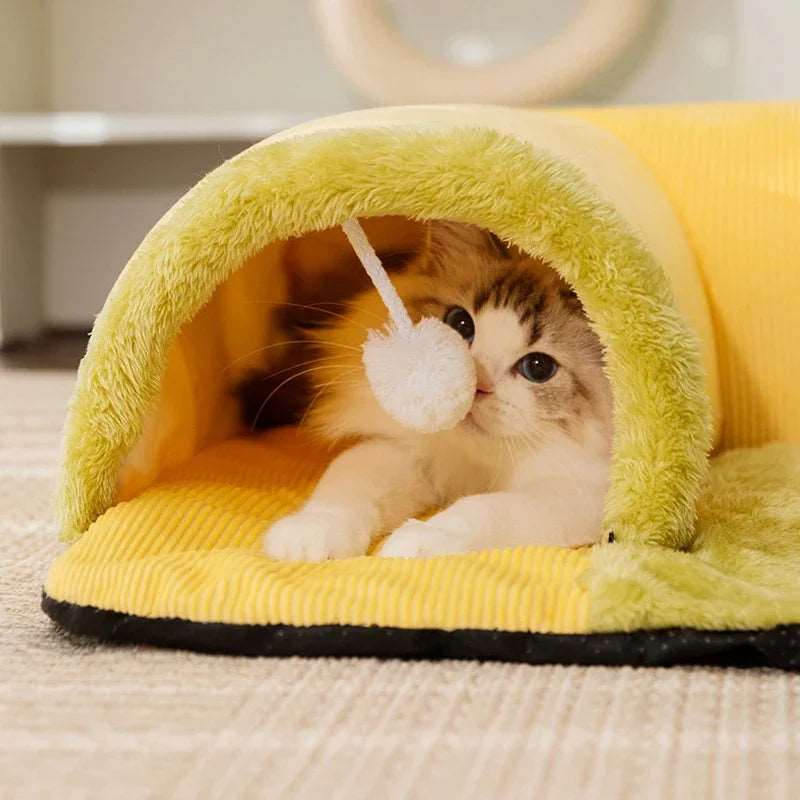 Detachable Non-slip Cat Tunnel Bed - Zaey.shop