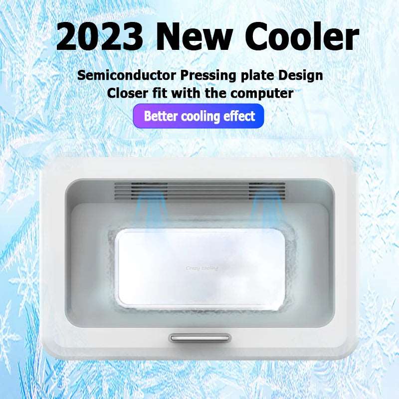 Laptop Cooler Stand with Semiconductor Cooling Fan - Zaey.shop