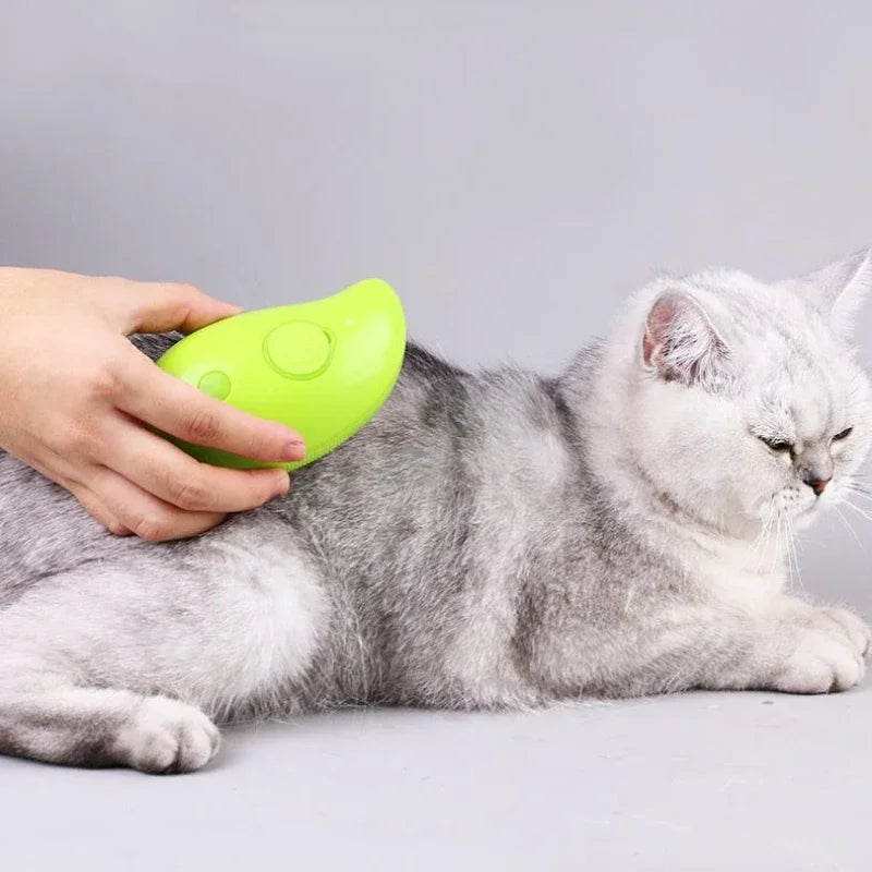 3 in 1 Steamy Pet  Grooming Brush - Zaey.shop