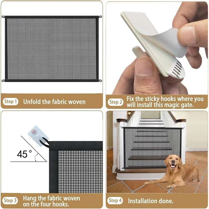 Portable Mesh Pet & Baby Barrier Fence - Zaey.shop